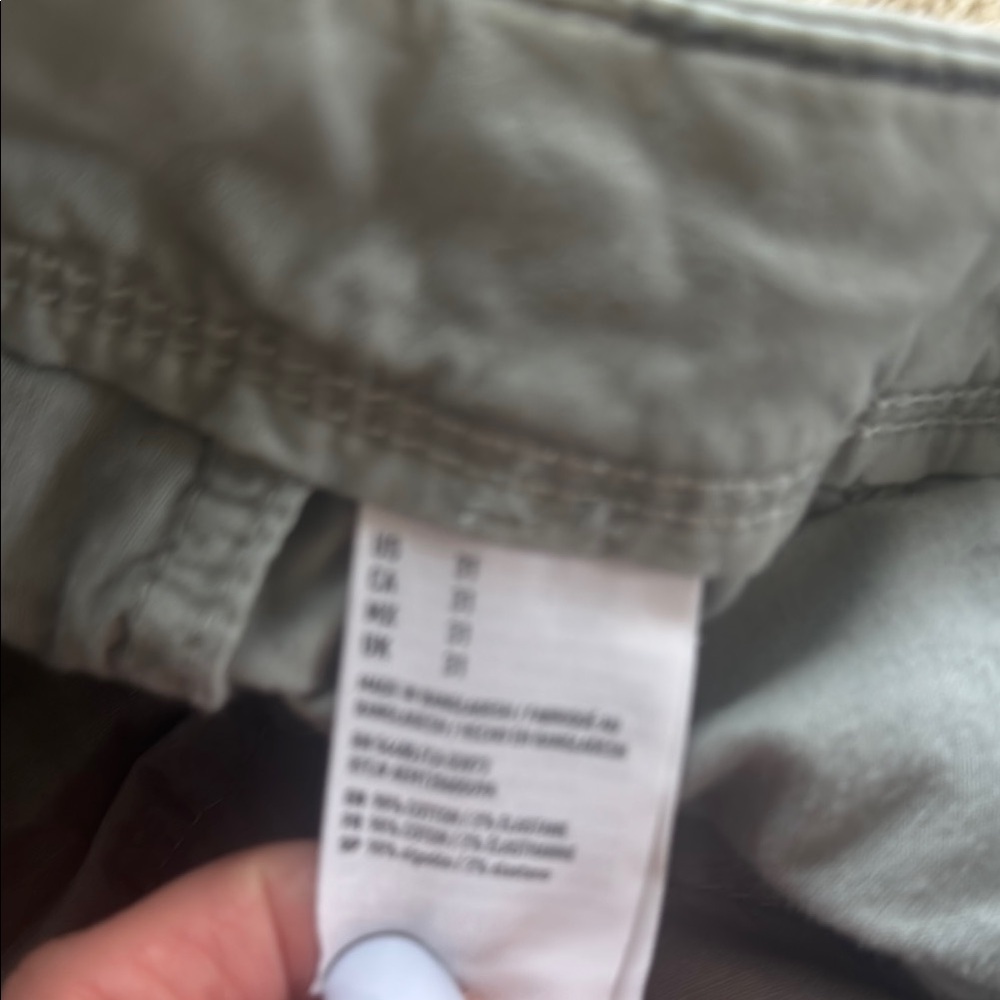 American Eagle Outfitters 31 Green Flat Front flex Shorts - Picture 4 of 6